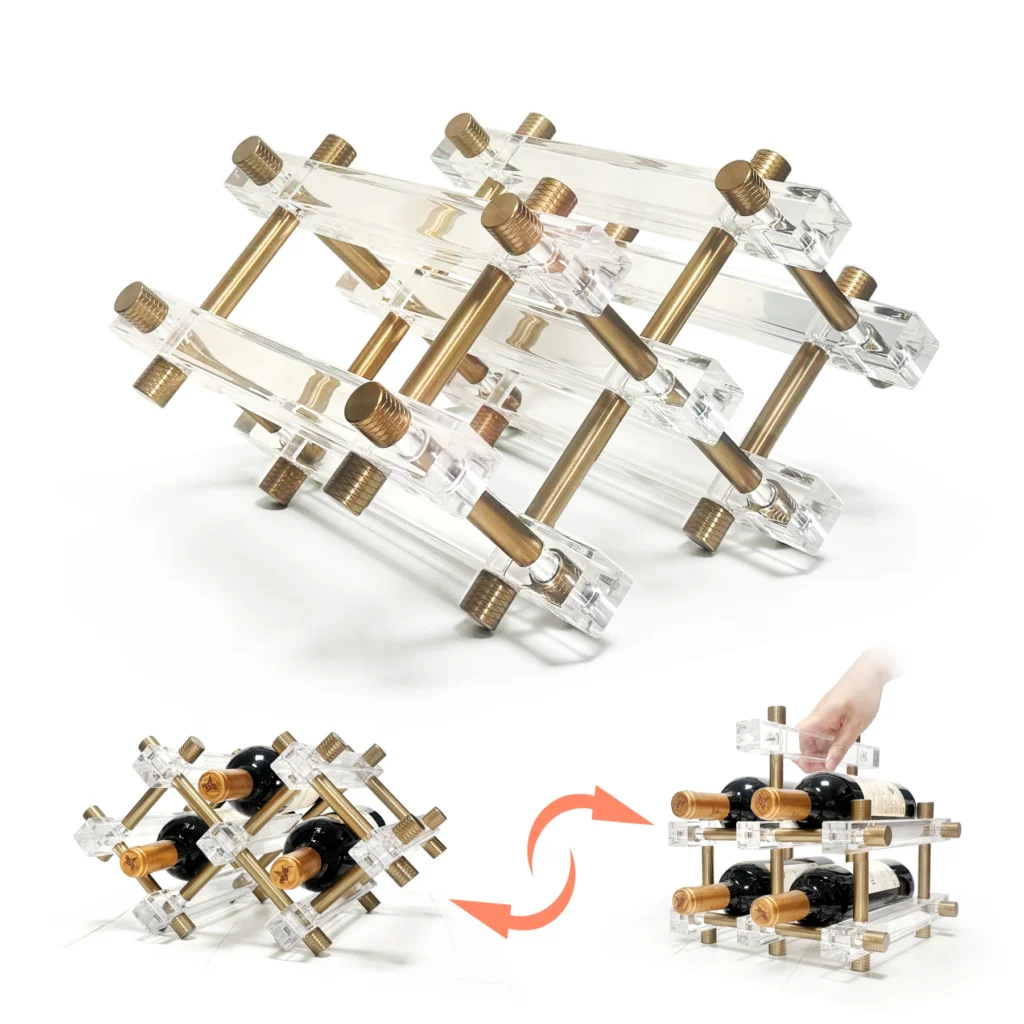 Modular Countertop Acrylic Wine Rack